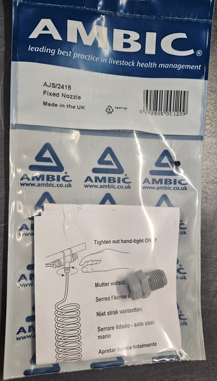 Ambic Teat Spray Nozzle
